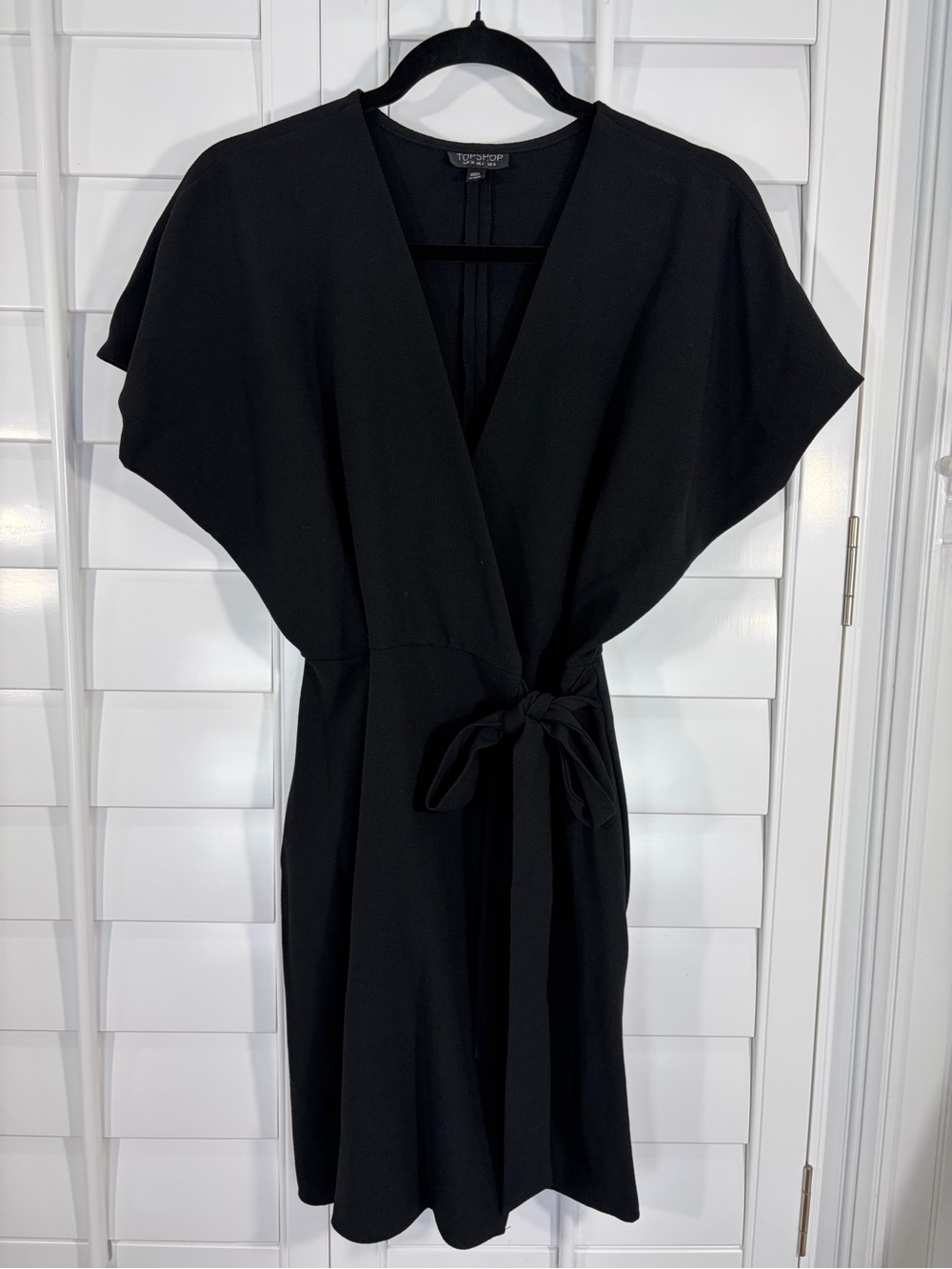 Topshop Black Batwing Dress (2)